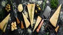 Manchego and Parmesan