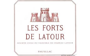 Click to see this product Label of Chateau Latour 'Les Forts de Latour'