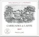 5th label thumbnail of Chateau Lafite Rothschild 'Carruades de Lafite'