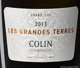 Label 1 of Colin 'Les Grandes Terres' Grand Cru Brut Millesime