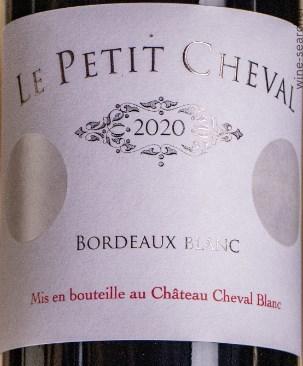 2020 Chateau Cheval Blanc 'Le Petit Cheval Blanc' White