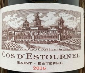 Label 2 of Chateau Cos d'Estournel
