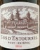 2nd label thumbnail of Chateau Cos d'Estournel