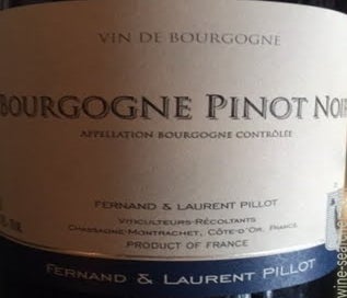 Label 1 of Fernand & Laurent Pillot Bourgogne Pinot Noir