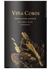 Click to see larger label image Label of 2016 Vina Cobos Marchiori Estate Malbec