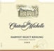 1st label thumbnail of Chateau Ste. Michelle Harvest Select Riesling