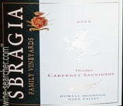 Label 1 of Sbragia Family Vineyards Hughes Vineryard Cabernet Sauvignon