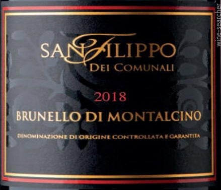 Label 1 of San Filippo Brunello di Montalcino DOCG