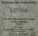 2nd label thumbnail of Domaine des Ardoisieres Cuvee Schiste