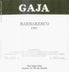 10th label thumbnail of Gaja Barbaresco DOCG