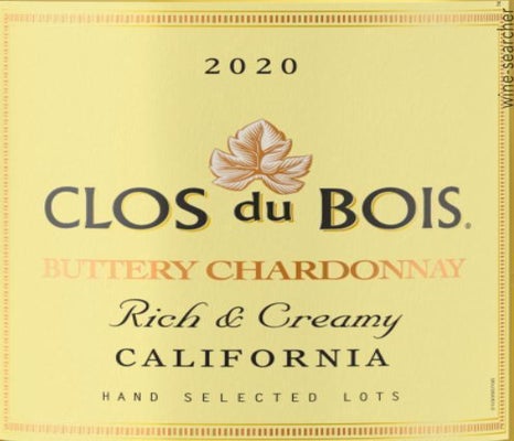 Label 1 of Clos du Bois Buttery Chardonnay
