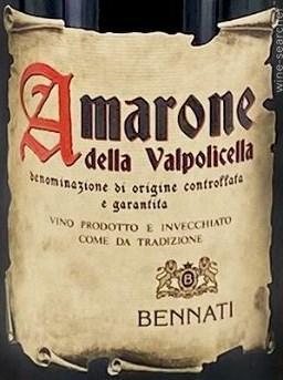 Label 1 of Bennati Amarone della Valpolicella DOCG