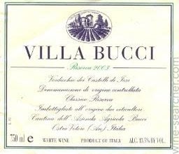 Label 1 of Villa Bucci Verdicchio dei Castelli di Jesi Classico Riserva DOCG