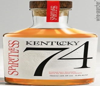 Label 1 of Spiritless Kentucky 74 Non-Alcoholic Spirit