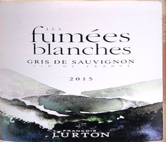 Label 1 of Francois Lurton Les Fumees Blanches Gris de Sauvignon Rose
