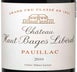 5th label thumbnail of Chateau Haut-Bages Liberal