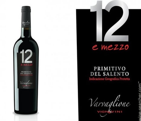 Label 1 of Varvaglione 12 e Mezzo Primitivo del Salento IGP