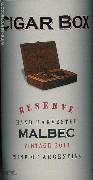 Cigar Box Reserve Hand Harvested Malbec, Mendoza, Argentina | prices,  reviews, stores & market trends