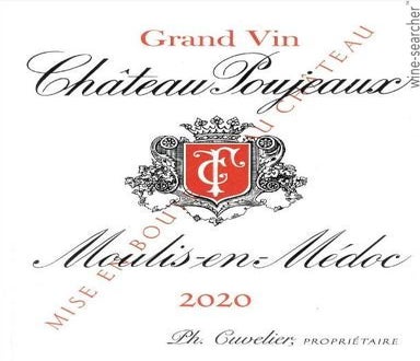 Label 1 of Chateau Poujeaux
