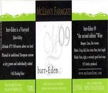 Label 1 of McLean's Farm Barr-Eden Riesling