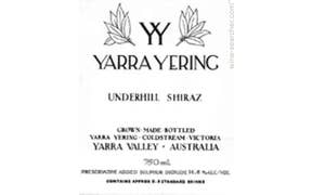 Click to see this product Label of Yarra Yering Underhill Shiraz
