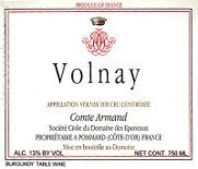 Label 1 of Comte Armand Volnay