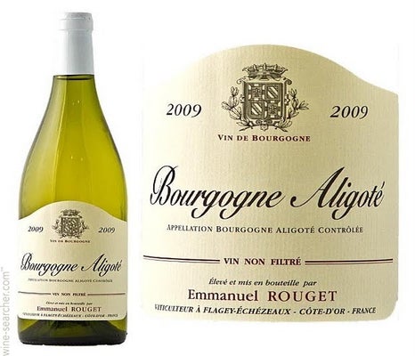 Label 1 of Emmanuel Rouget Bourgogne Aligote