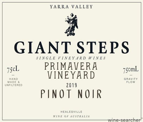 Label 1 of Giant Steps Primavera Vineyard Pinot Noir
