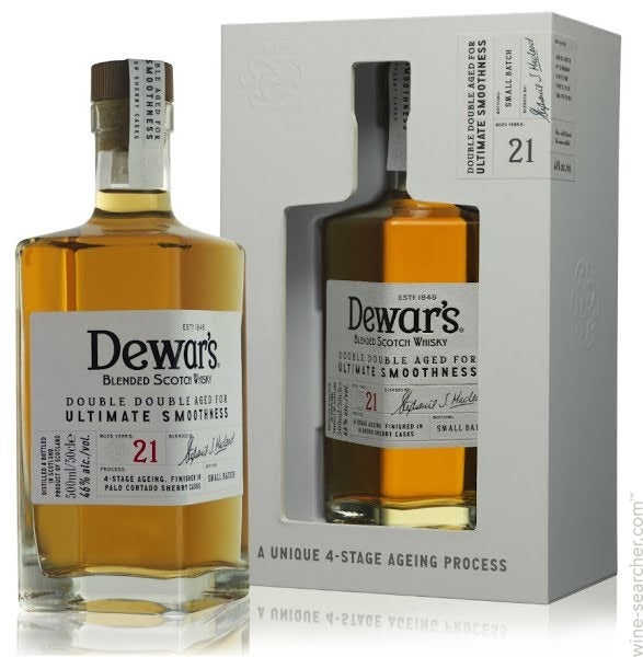 Dewar's Double Double Aged for Ultimate Smoothness 21 Year