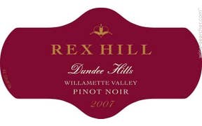 Click to see this product Label of Rex Hill Dundee Hills Pinot Noir