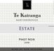 1st label thumbnail of Te Kairanga Estate Pinot Noir