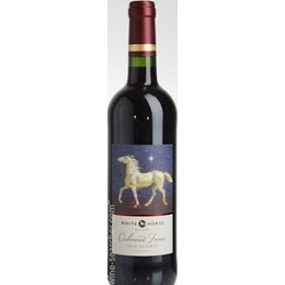 Wine with horse on label