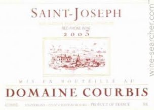 Label 8 of Domaine Courbis Saint-Joseph