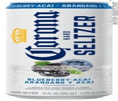 Label 1 of Corona Blueberry - Acai Hard Seltzer