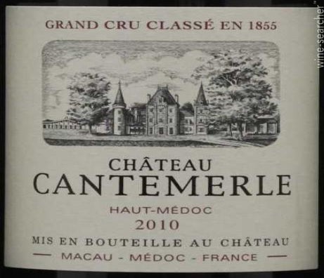 Label 7 of Chateau Cantemerle