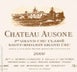 18th label thumbnail of Chateau Ausone