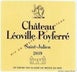 2nd label thumbnail of Chateau Leoville Poyferre