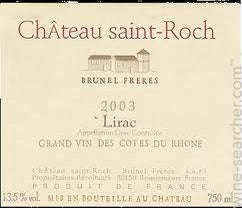 Label 1 of Chateau Saint-Roch Lirac