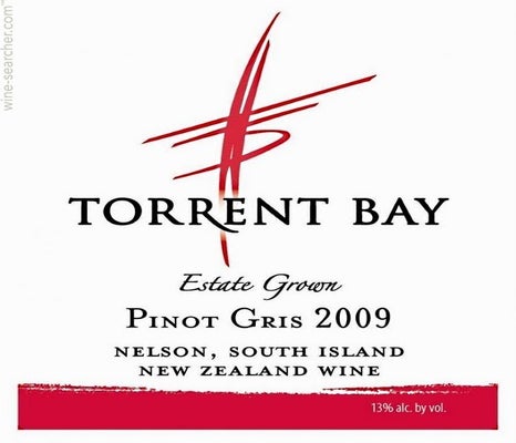 Label 1 of Torrent Bay Pinot Gris