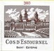 6th label thumbnail of Chateau Cos d'Estournel