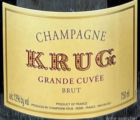 Label 1 of Krug Grande Cuvee Brut