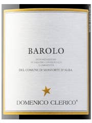 Click to see larger label image Label of Domenico Clerico Barolo del Comune di Monforte d'Alba DOCG