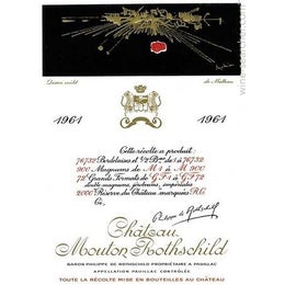 1961 Chateau Mouton Rothschild, Pauillac | prices, stores ...