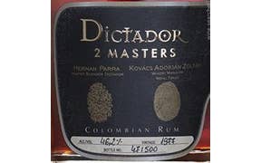 Click to see this product Label of Dictador '2 Masters Royal Tokaji' Rum