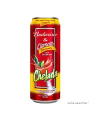 Click to see larger label image Label of Budweiser & Clamato Chelada Picante