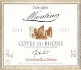 Label 1 of Domaine de Montine Cotes du Rhone