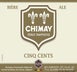 3rd label thumbnail of Chimay Bieres Trappistes 'Cinq Cent' Tripel Ale Beer