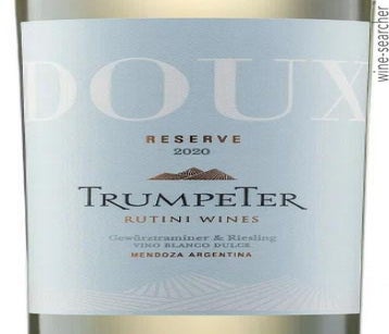Label 1 of Rutini Trumpeter Reserve Doux