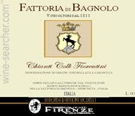 Label 1 of Marchesi Bartolini Baldelli Fattoria di Bagnolo Chianti Colli Fiorentini DOCG