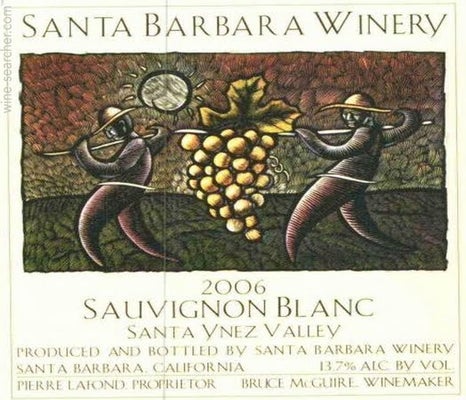 Label 1 of Lafond Family Santa Barbara Winery Sauvignon Blanc